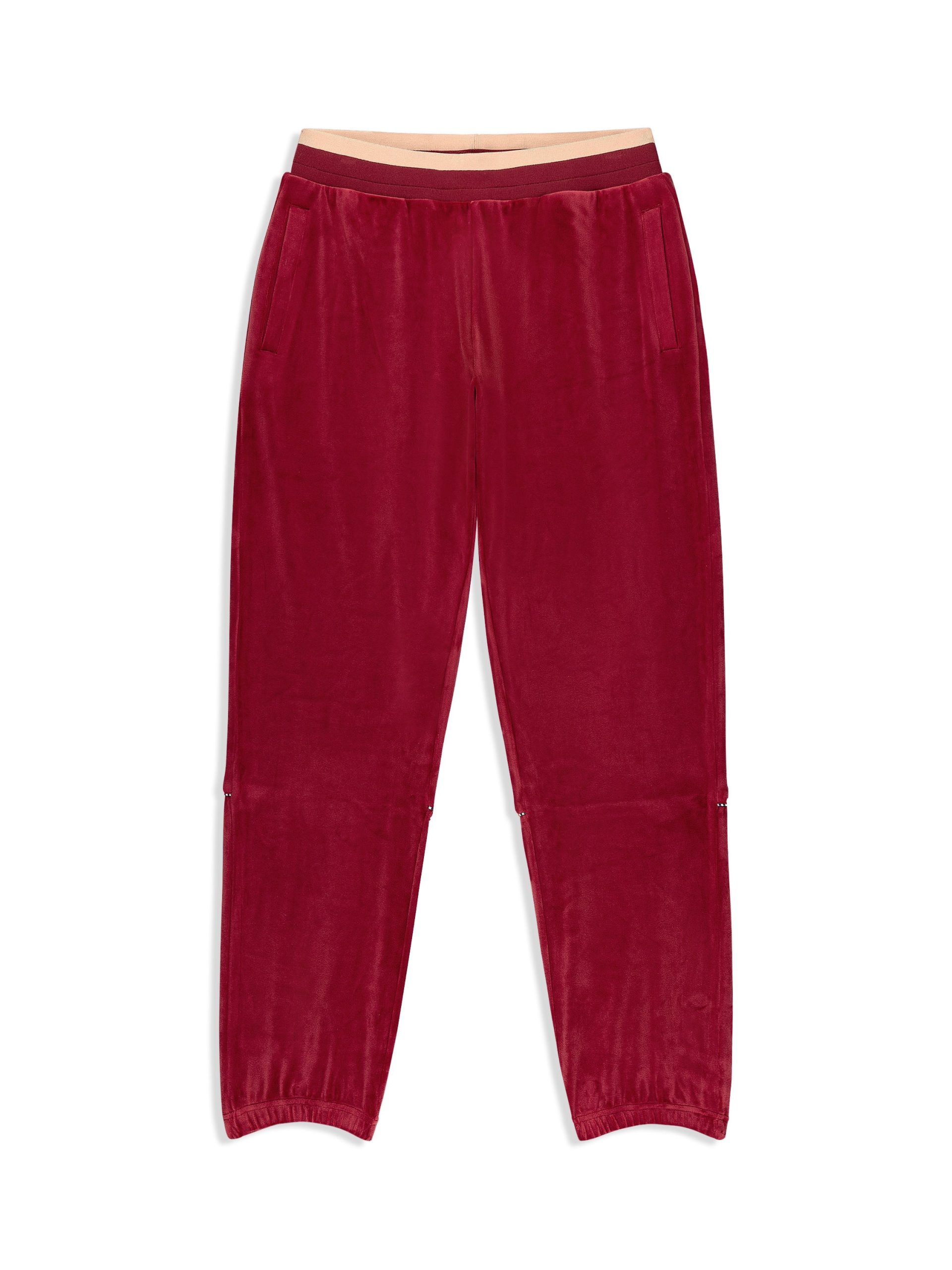 Leta Velour Pant- Rhubarb - Image 2