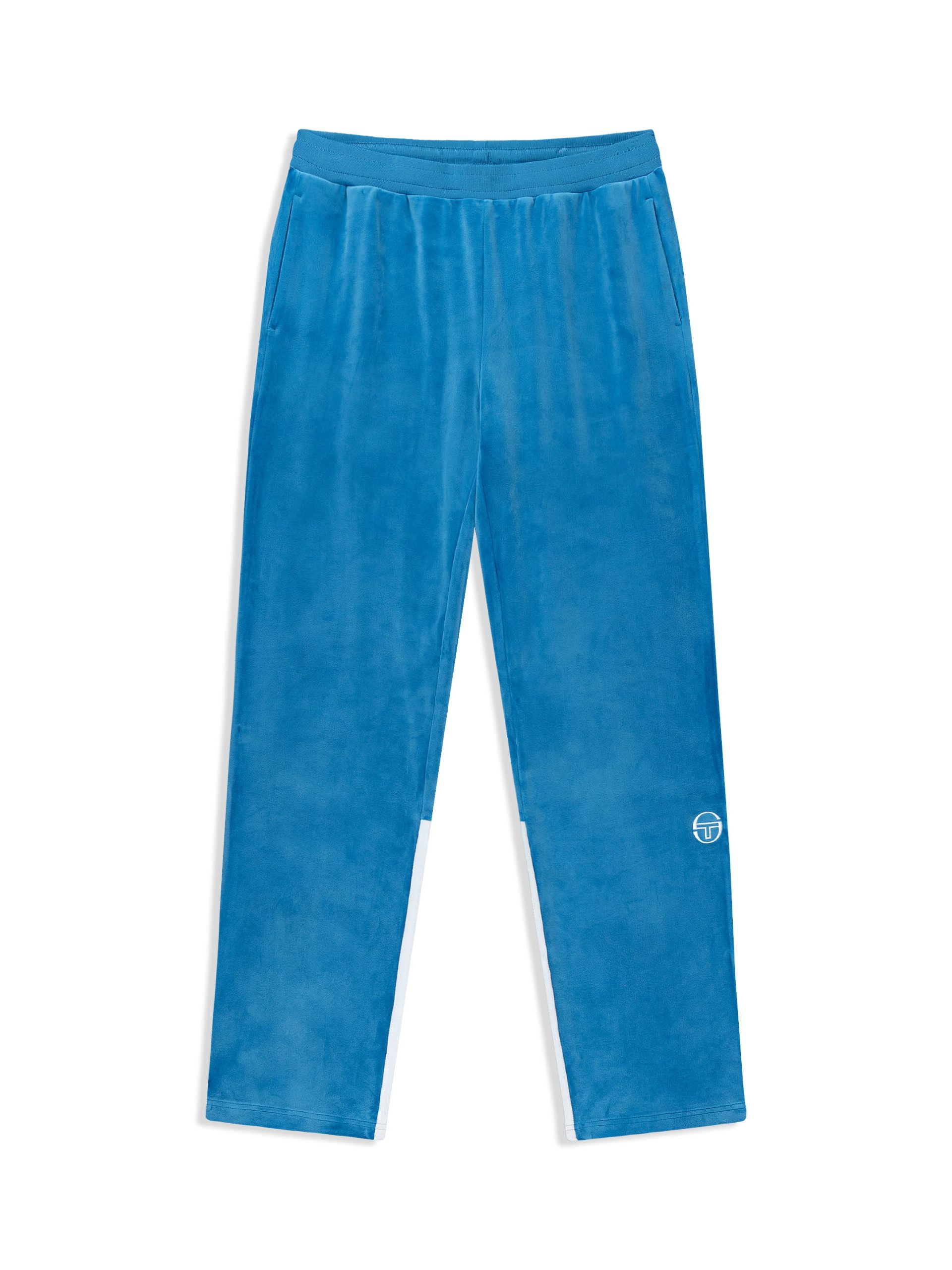 Lina Velour Track Pant- Baby Blue - Image 2